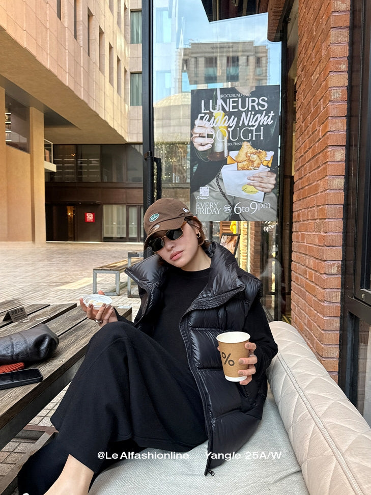 立領羽絨背心外套_BDHL8052