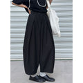High Waist Balloon Wide Leg Drape Pants_BDHL8263