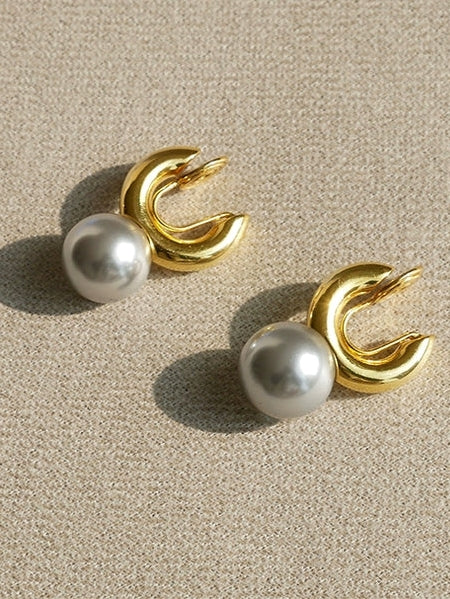 Large Pearl Ear Clips_BDHL7467