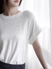 Flying Sleeve Knit Tops_BDHL7421