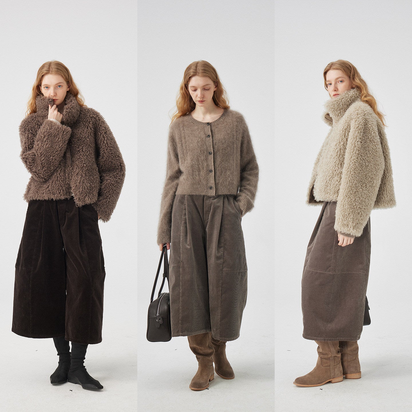 Corduroy Wide Cropped Pants_BDHL8116