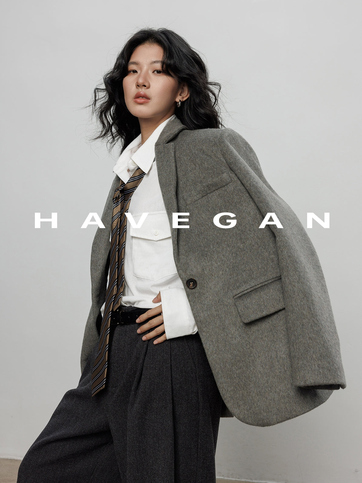 復古磨毛西裝外套_BDHL7963