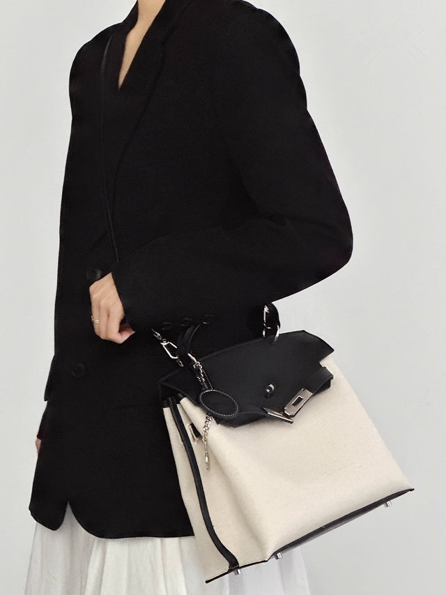 Contrast Colour Kelly Bag_BDHL7453