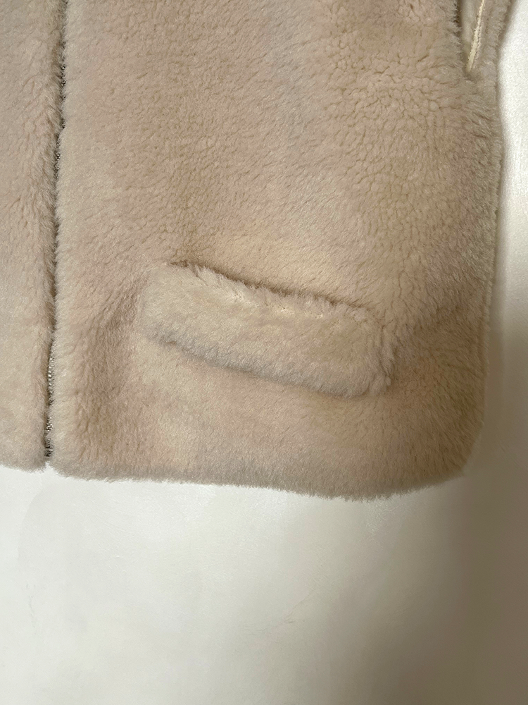 Fur Stand Collar Vest_BDHL6933