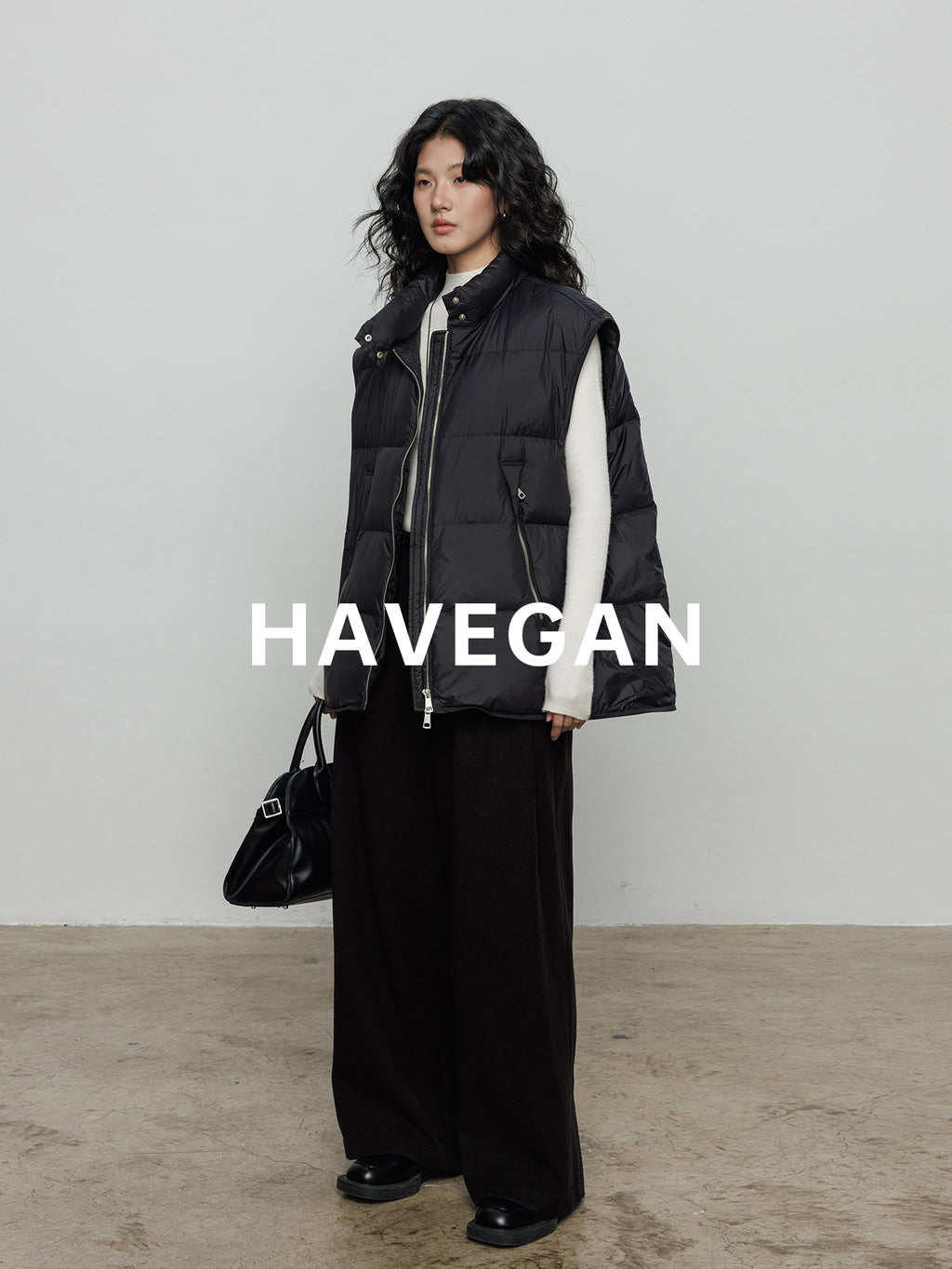 立領羽絨背心_BDHL7968