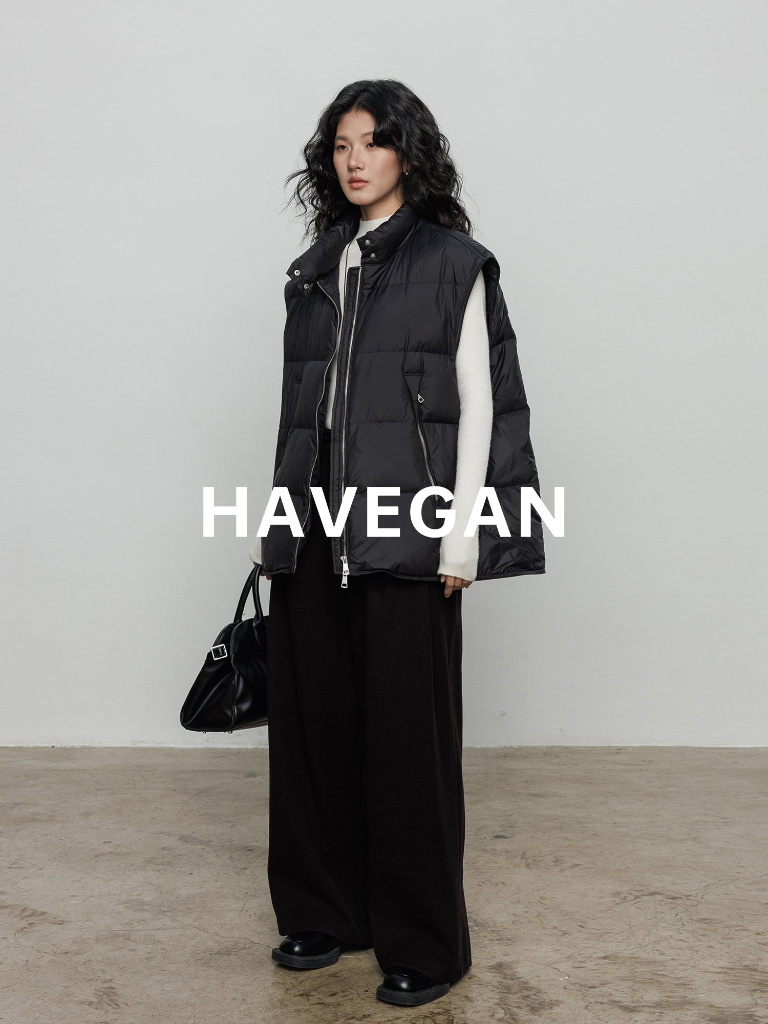 立領羽絨背心_BDHL7968