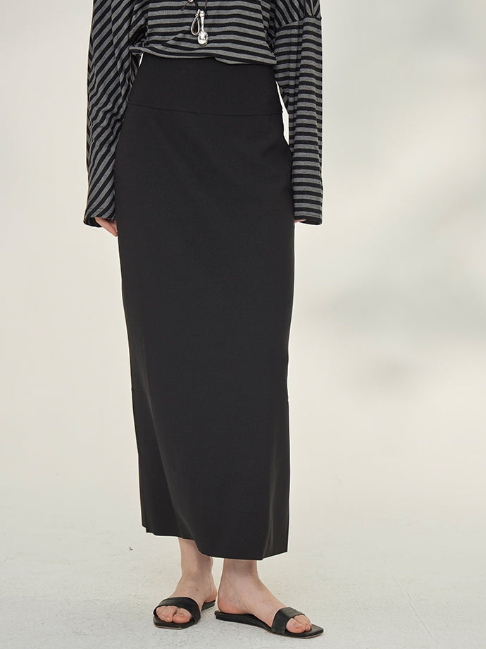Striped Tops Or Stretch Slim Skirt_BDHL7739
