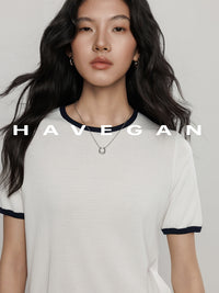Lightweight Contrast Color Tops_BDHL7401