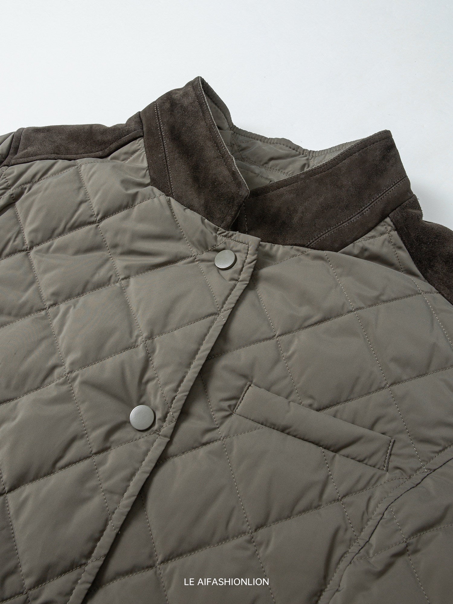 Diamond-Quilted Down Jacket_BDHL8051