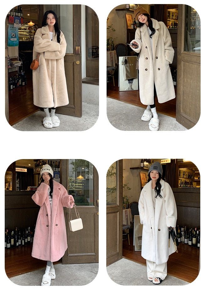 Winter eco-friendly velvet coat_BDHL5354