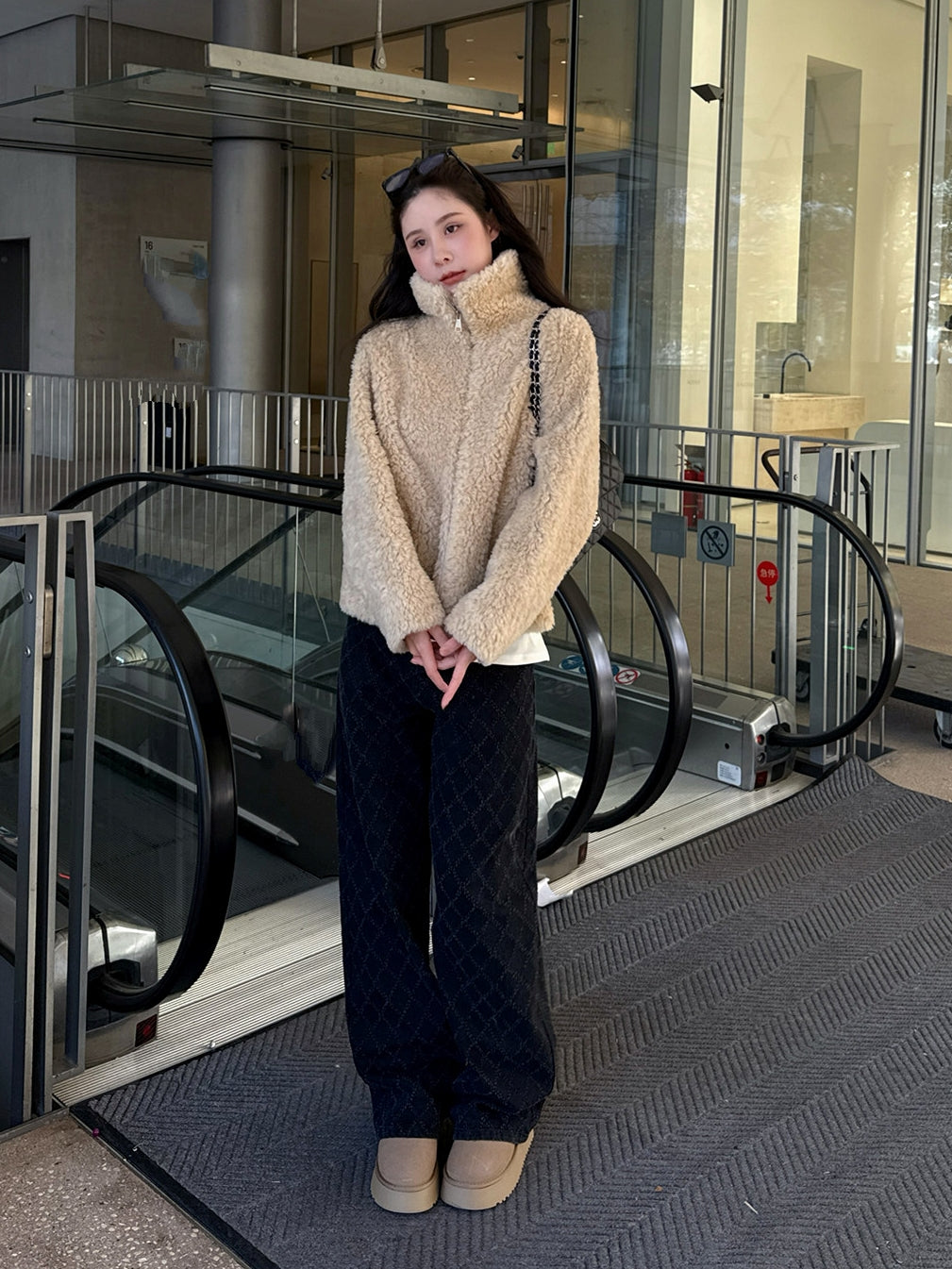 蓬鬆拉鍊外套_BDHL8088