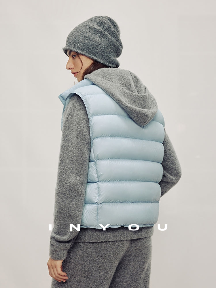 Stand-Collar Down Vest_BDHL7987