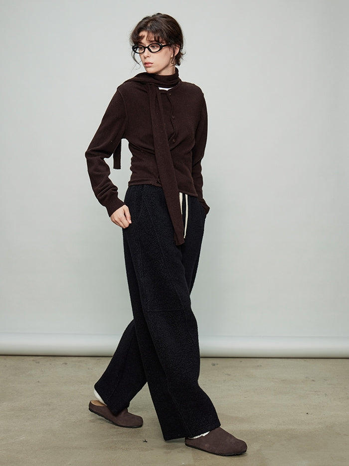 Relaxed Elastic-Waist Wide Pants_BDHL6918