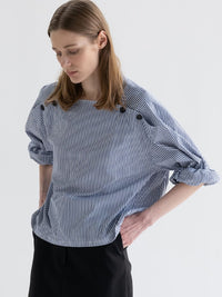 Drop-Shoulder Button Shirt_BDHL6473