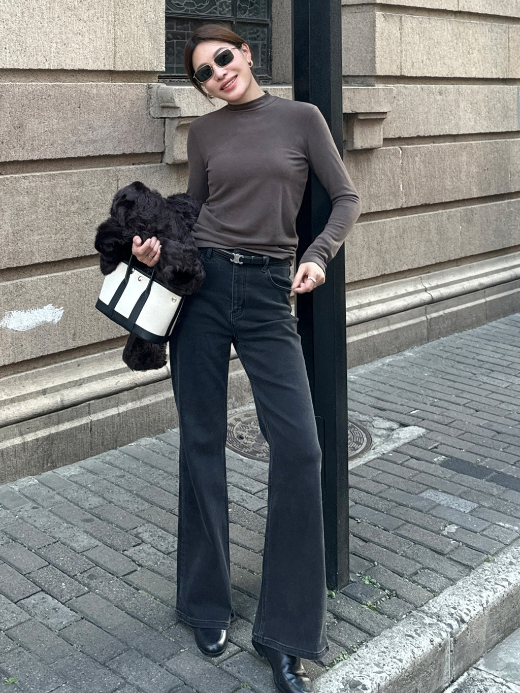 Half-High Neck Slim Tops_BDHL8004