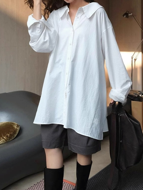寬鬆後領襯衫_BDHL7381