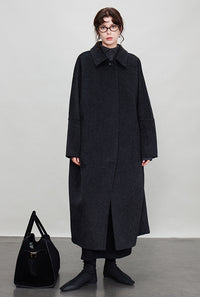 Cocoon Silhouette Long Coat_BDHL6925