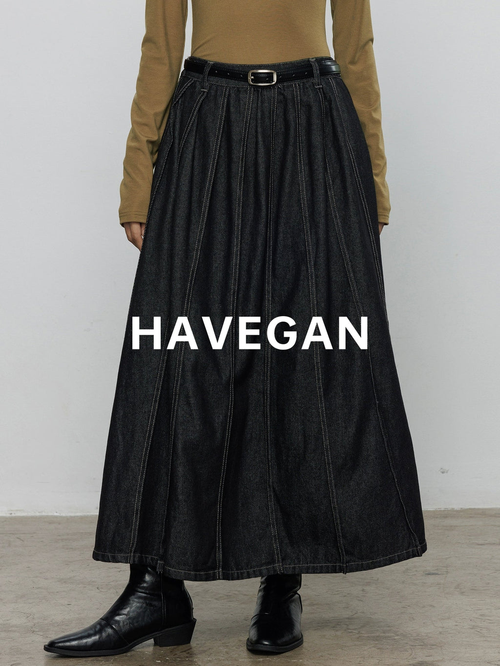 高腰牛仔裙_BDHL7892