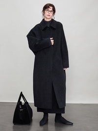 Cocoon Silhouette Long Coat_BDHL6925