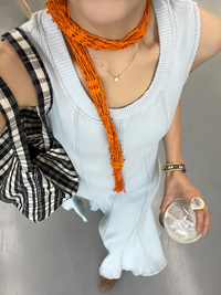 魚尾無袖連身裙_BDHL7407