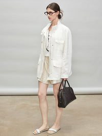 Stand-Up Collar Shirt Jacket_BDHL7278