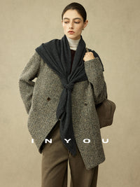 Collarless Classic Tweed Jacket_BDHL6790