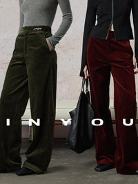 Corduroy Straight Wide Pants_BDHL6660