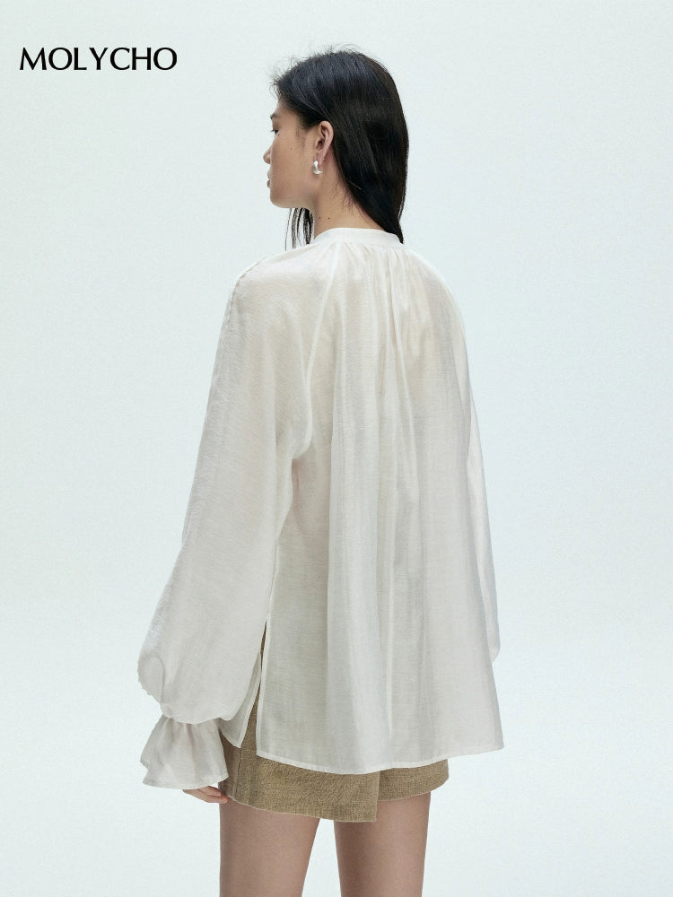 Bohemian-Style Transparent Blouse_BDHL7431