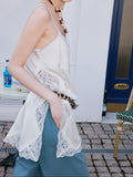 Lace-Stitch Layered Camisole Top_BDHL8245