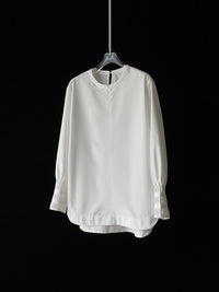 Round Hem Long Sleeved Shirt_BDHL7255