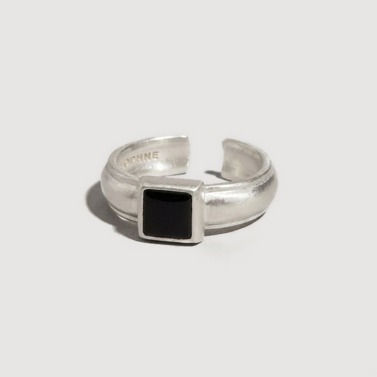 Square Stone Open Ring_BDHL8464