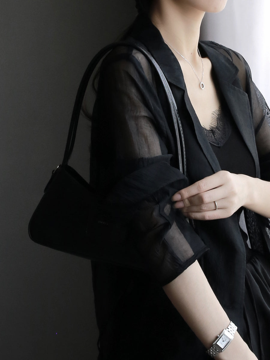 Sheer Jacket Slim Shirt_BDHL7636