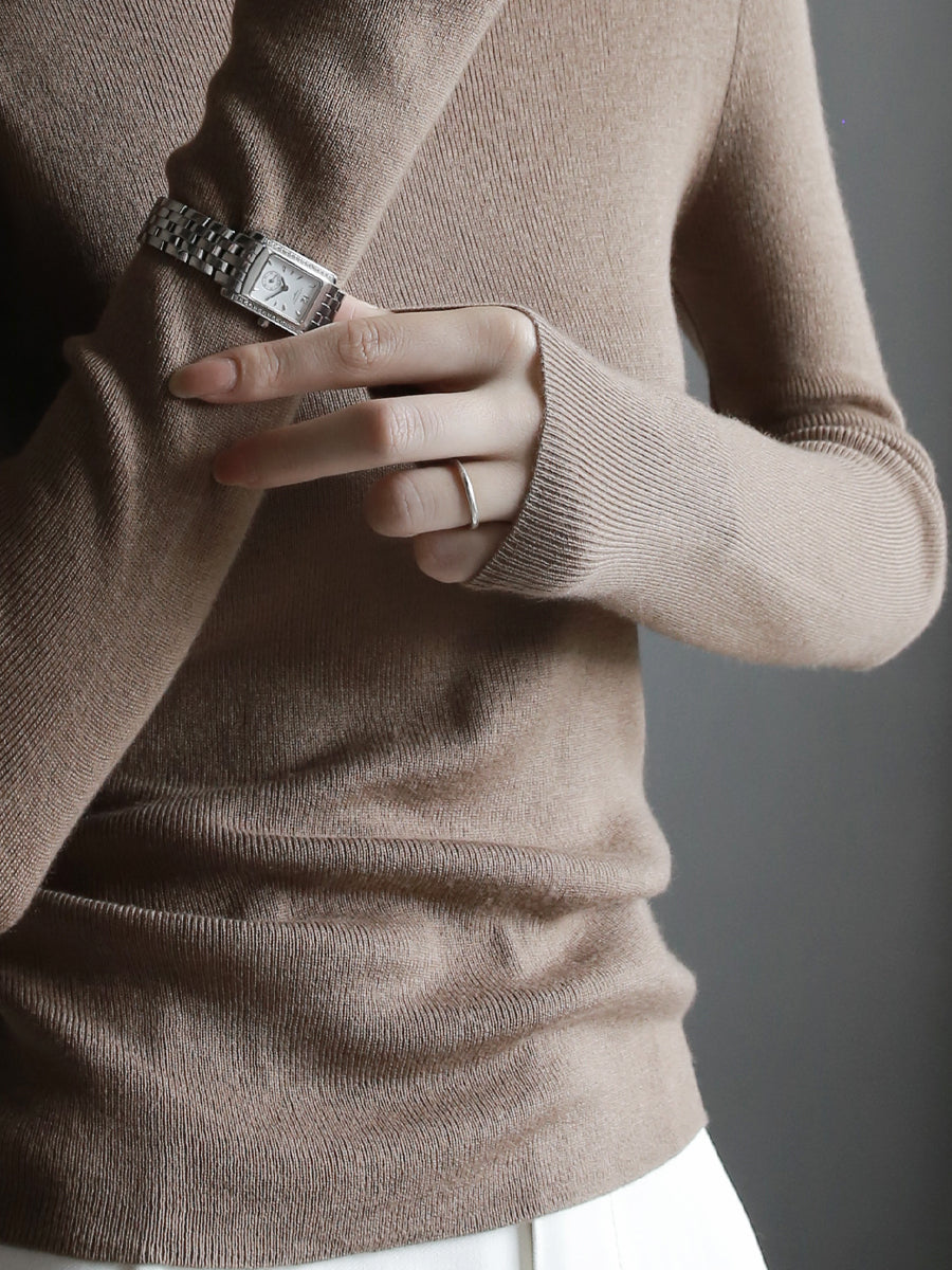 Half-High Neck Slim Tops_BDHL7916