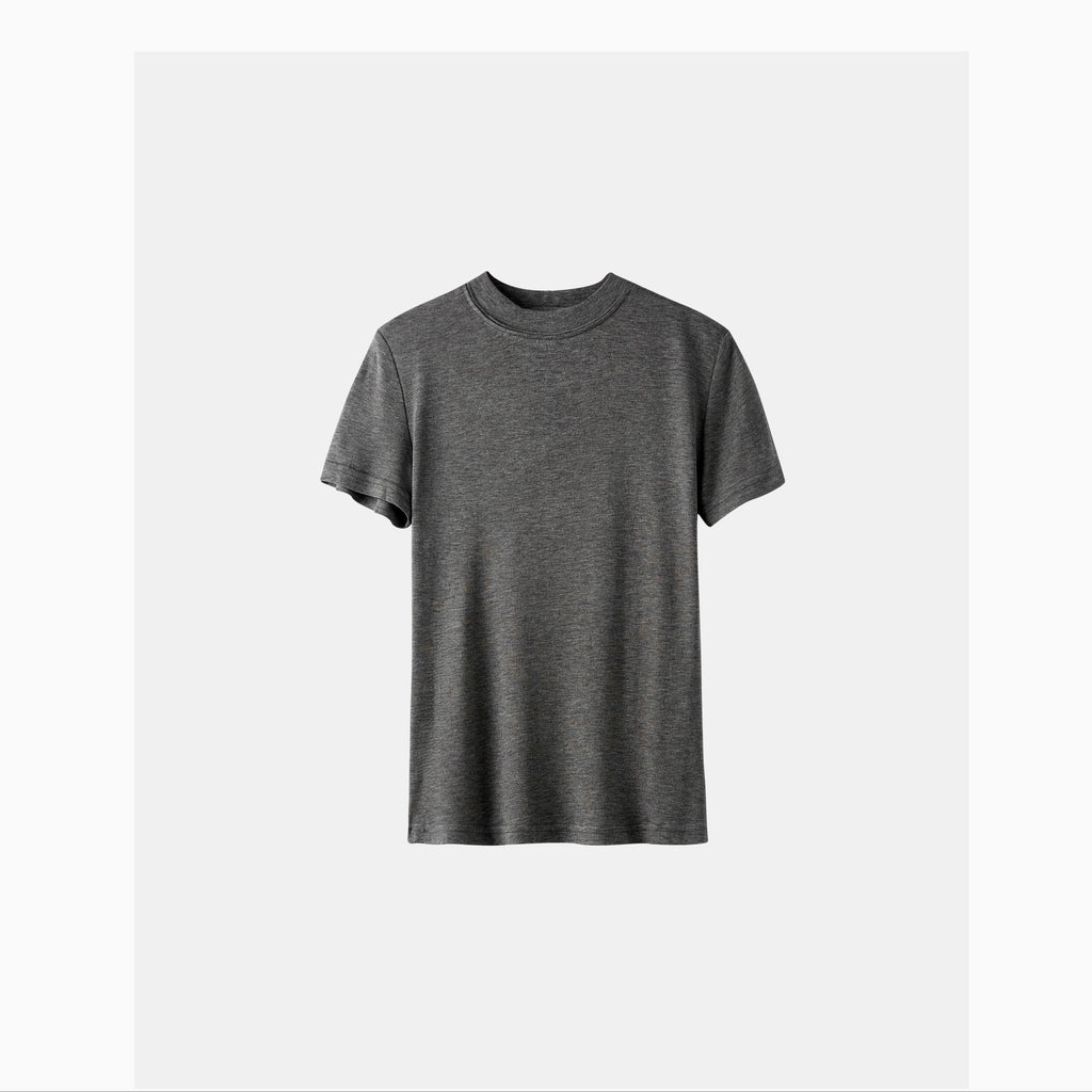 Silk-Blend Slim Crew-Neck Top_BDHL8339