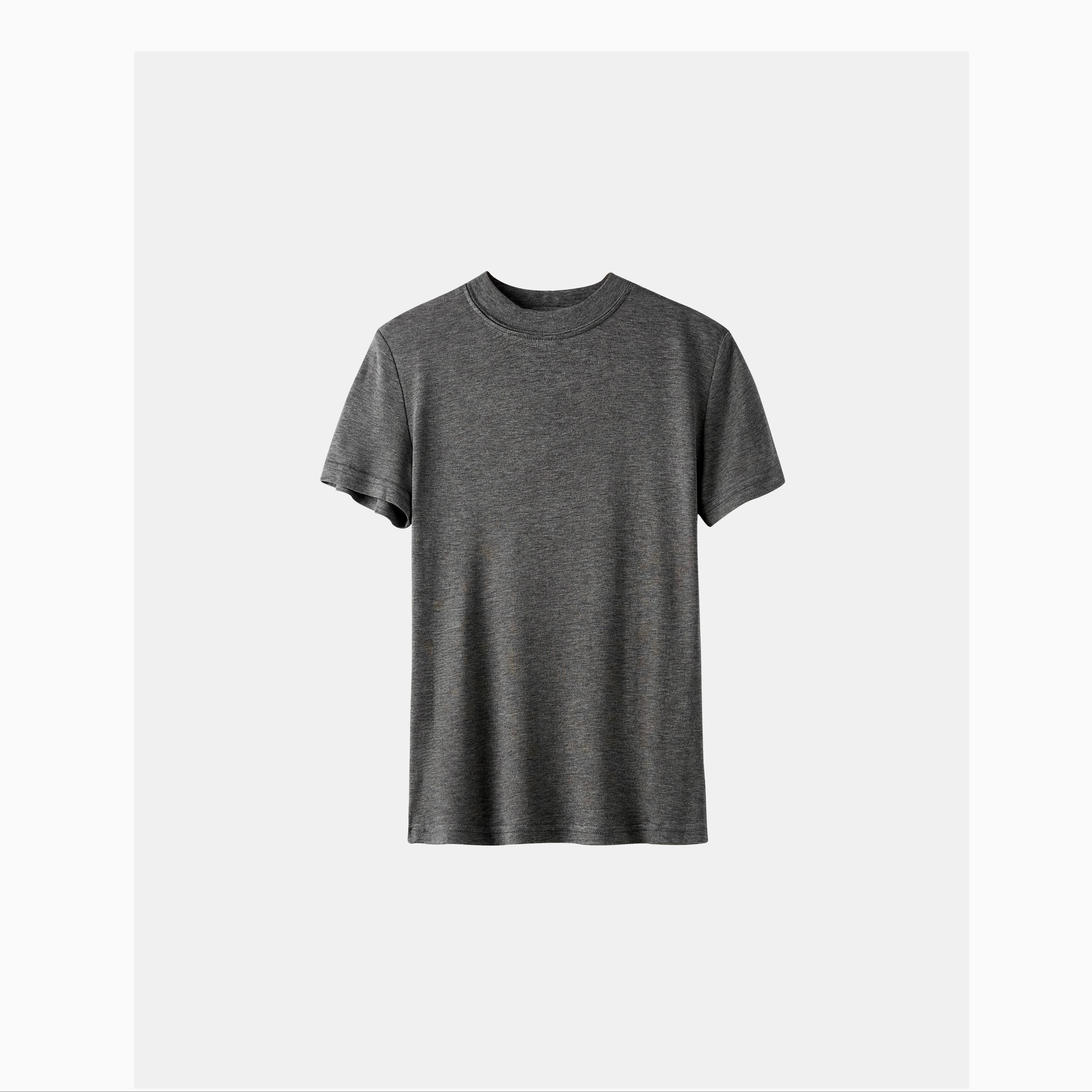 Silk-Blend Slim Crew-Neck Top_BDHL8339