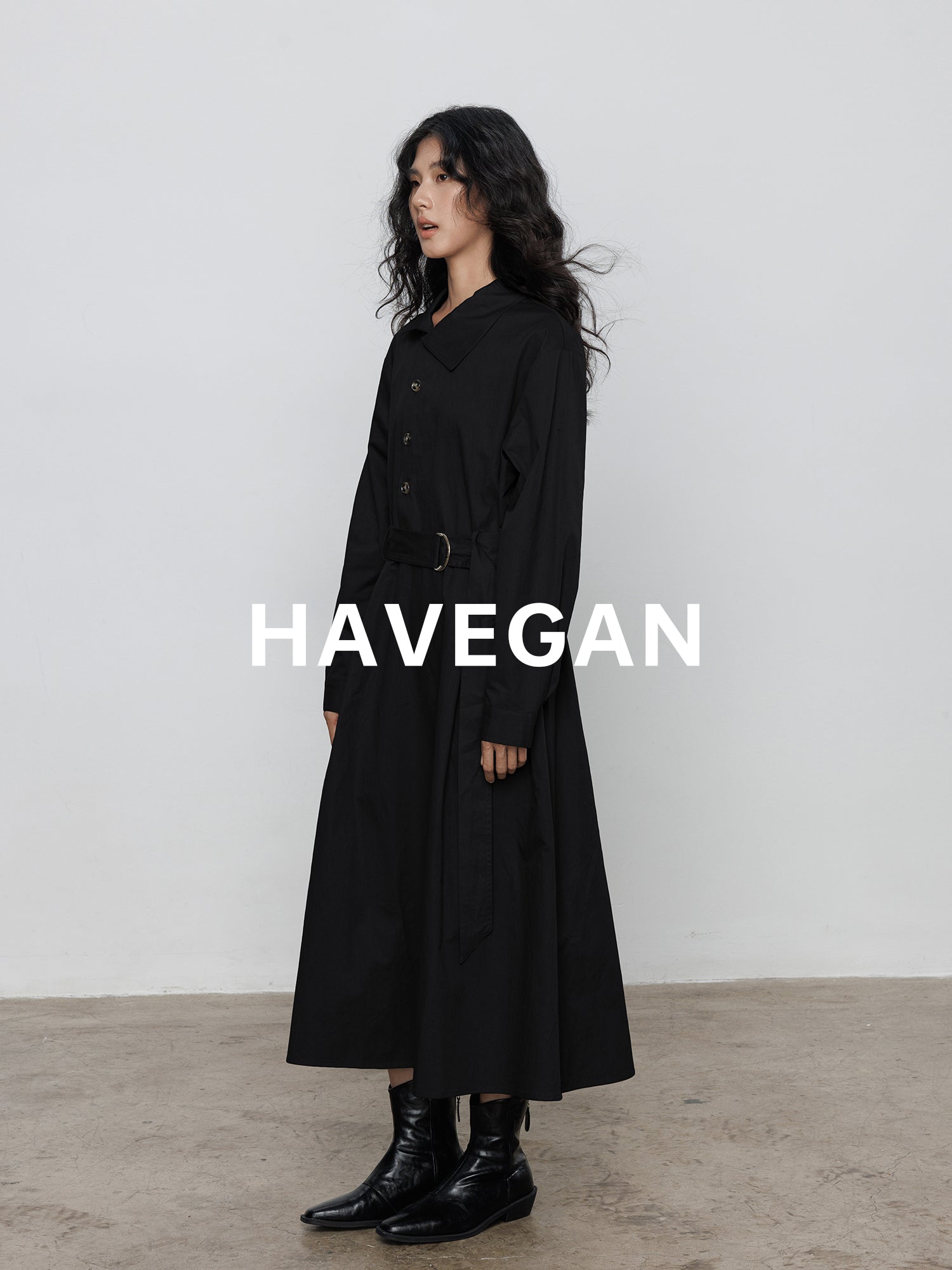 Waist-Belt Shirt Dress_BDHL7712