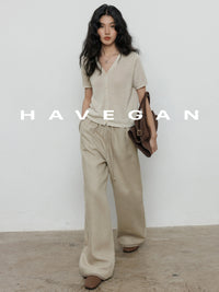 Thin Loose-Fitting Wide Pants_BDHL7060