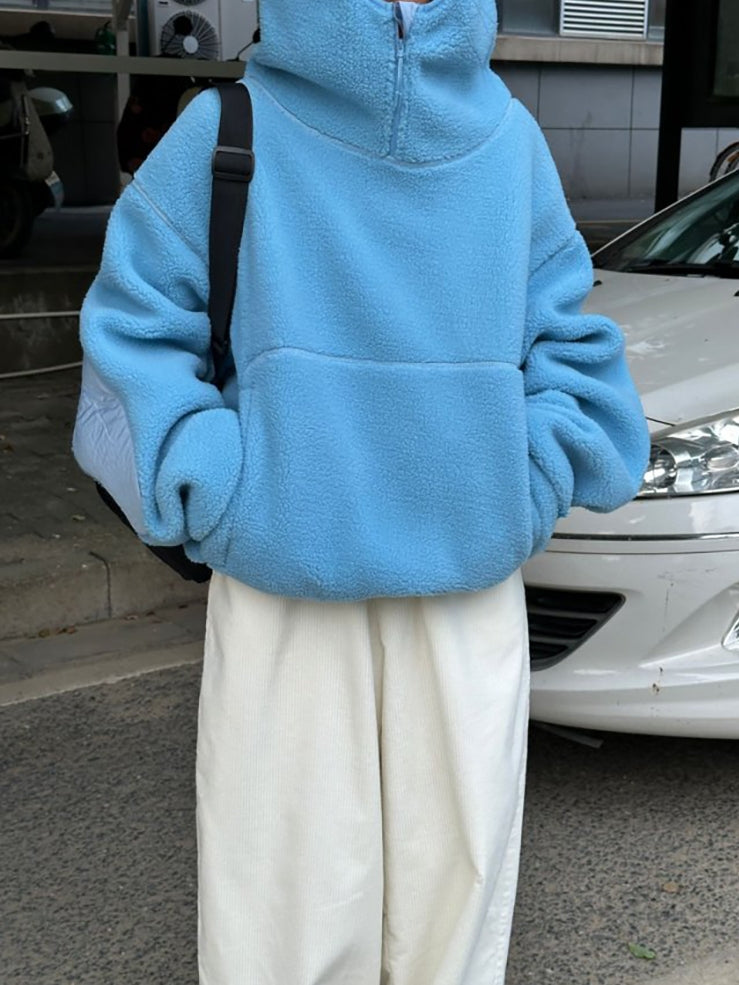 Thick Silhouette Hooded Fleece_BDHL7775