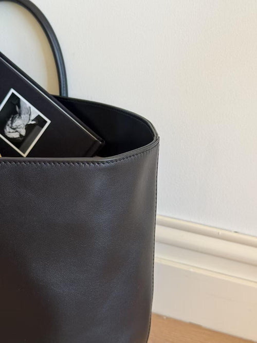Black Large Capacity Tote Bag_BDHL7958