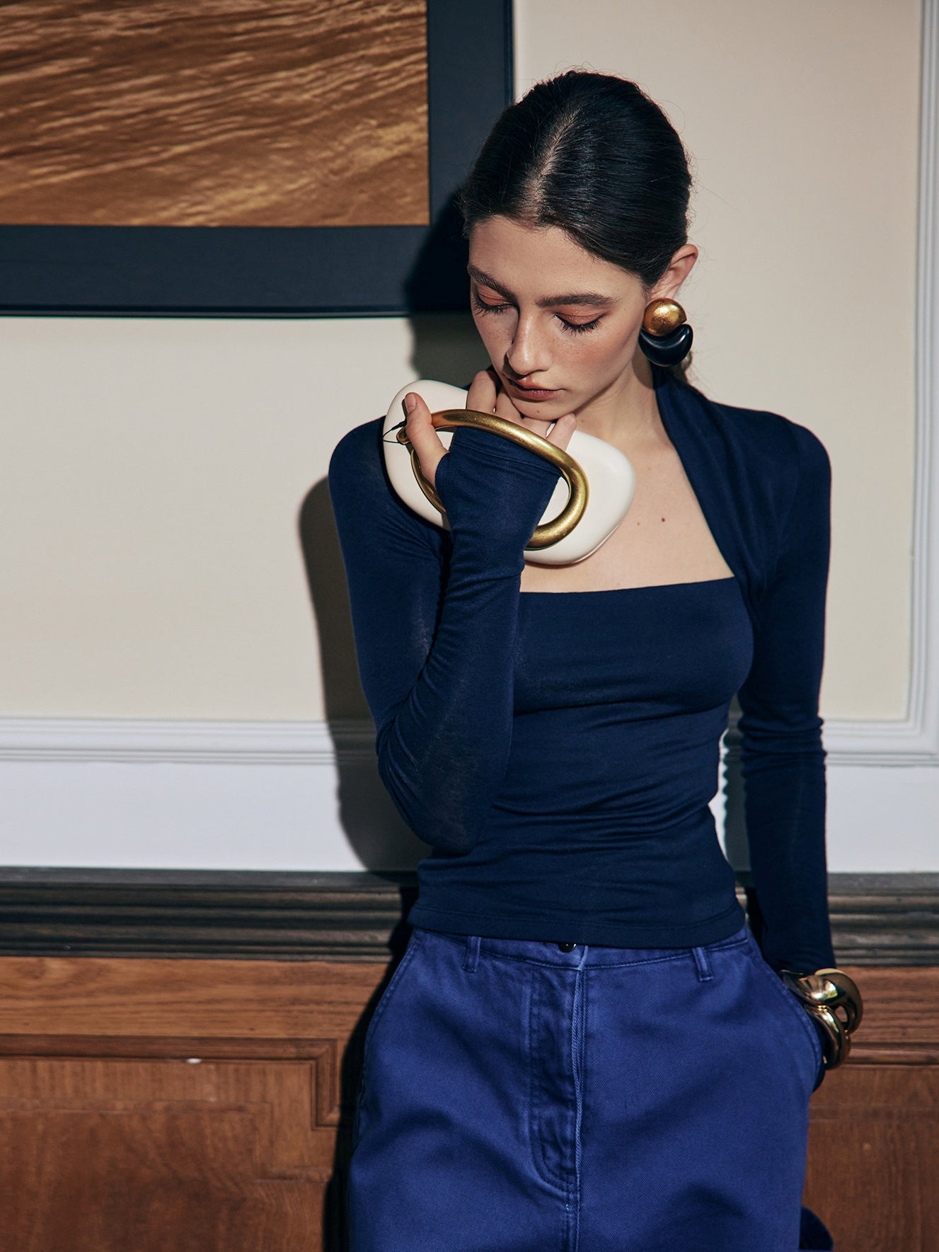 方領修身上衣_BDHL8056