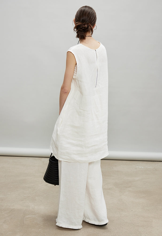 Loose Sleeveless Vest Or Wide Pants_BDHL7190