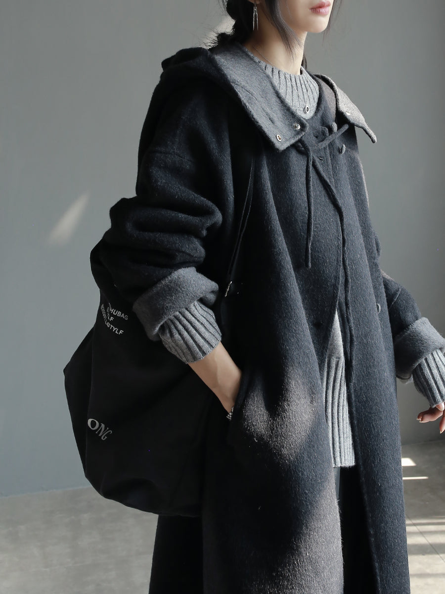 Crew-Neck Loose-Hem Knit Tops_BDHL7927