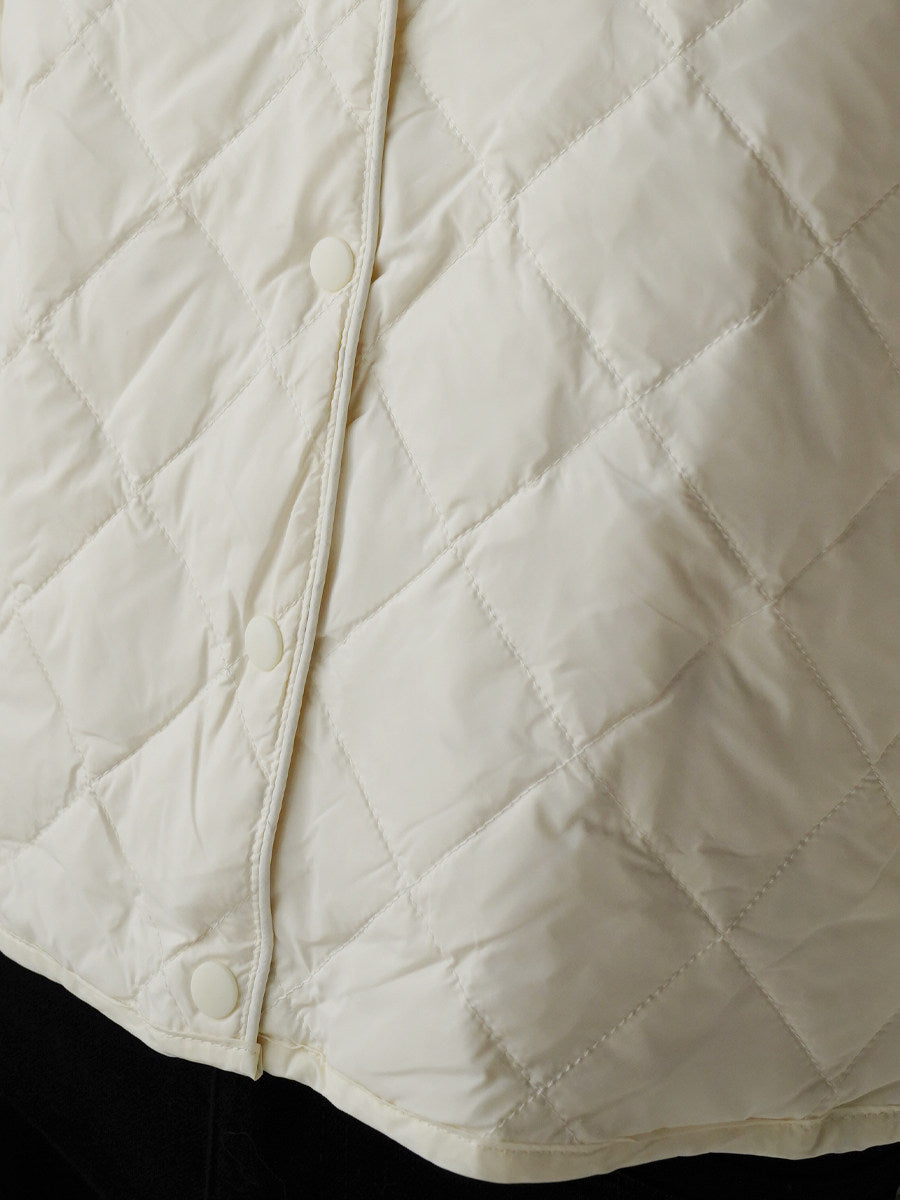 Lightweight V-Neck Down Jacket_BDHL8131