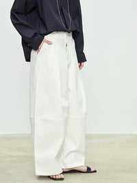 Loose-Fitting Silhouette Wide Pants_BDHL7081