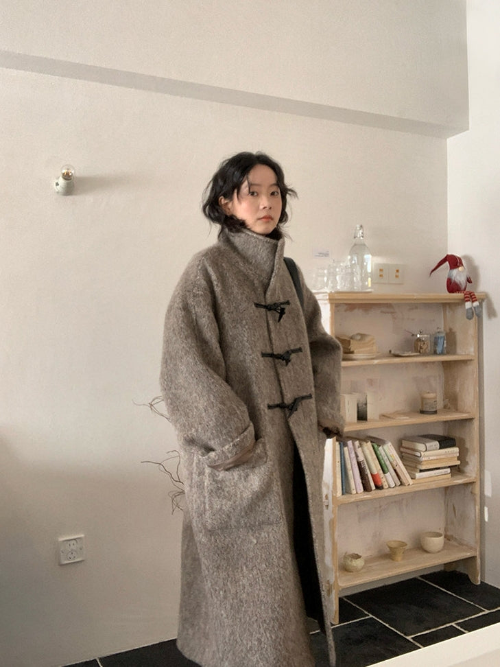 Stand Collar Duffle Coat_BDHL8164