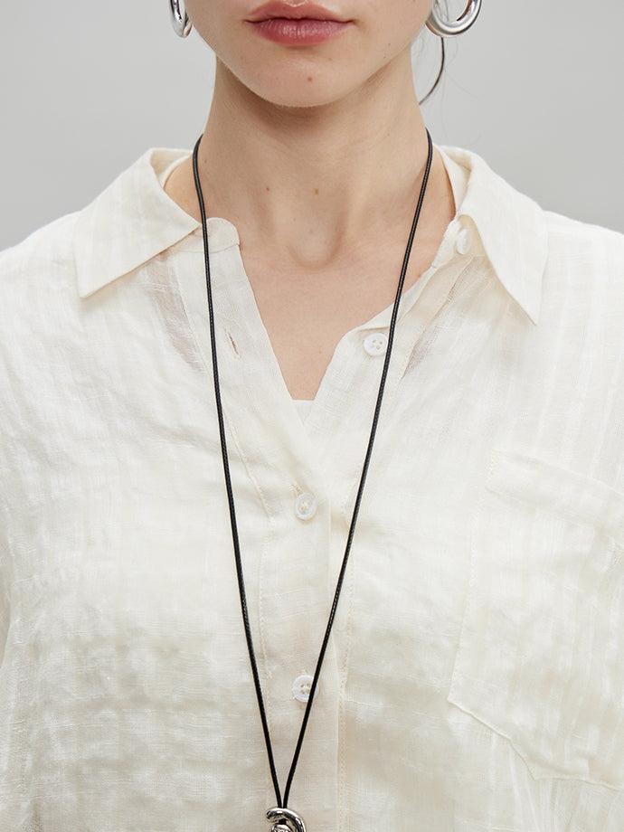 Loose-Fitting Shirt Or Long Straight Skirt_BDHL7193