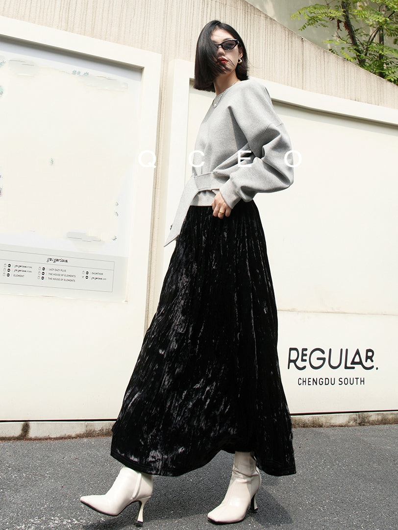 Loose-Fitting Waist Belt Knit_BDHL7149