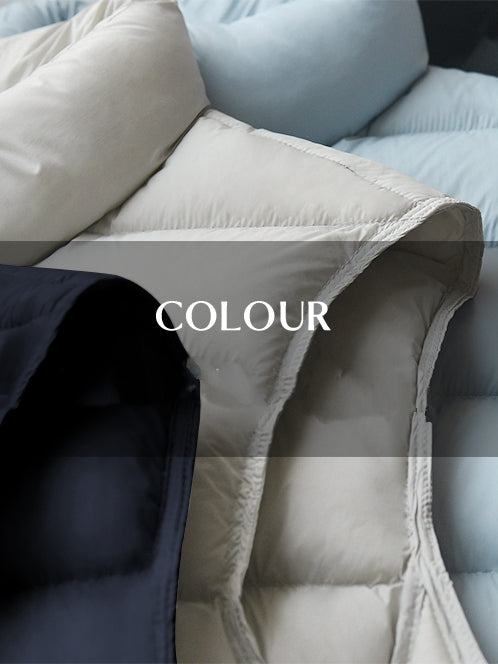 Stand-Collar Down Vest_BDHL7987