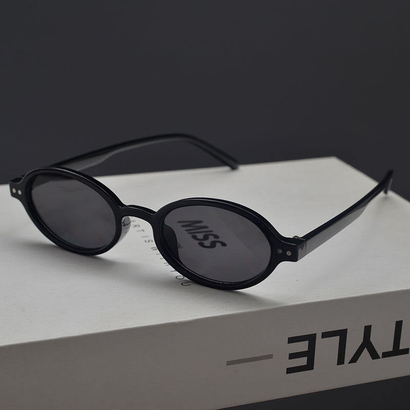 Retro Oval Metal Sunglasses_BDHL8373