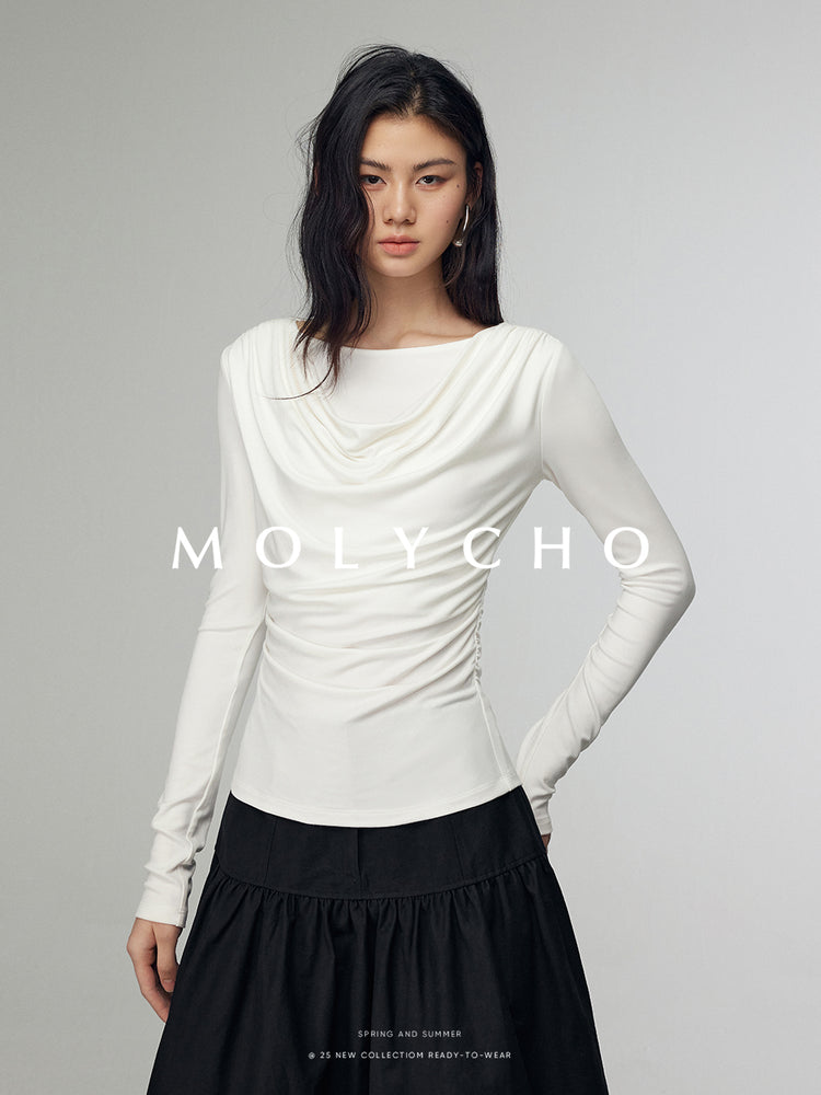 A-Line Medium Length Skirt_BDHL7246